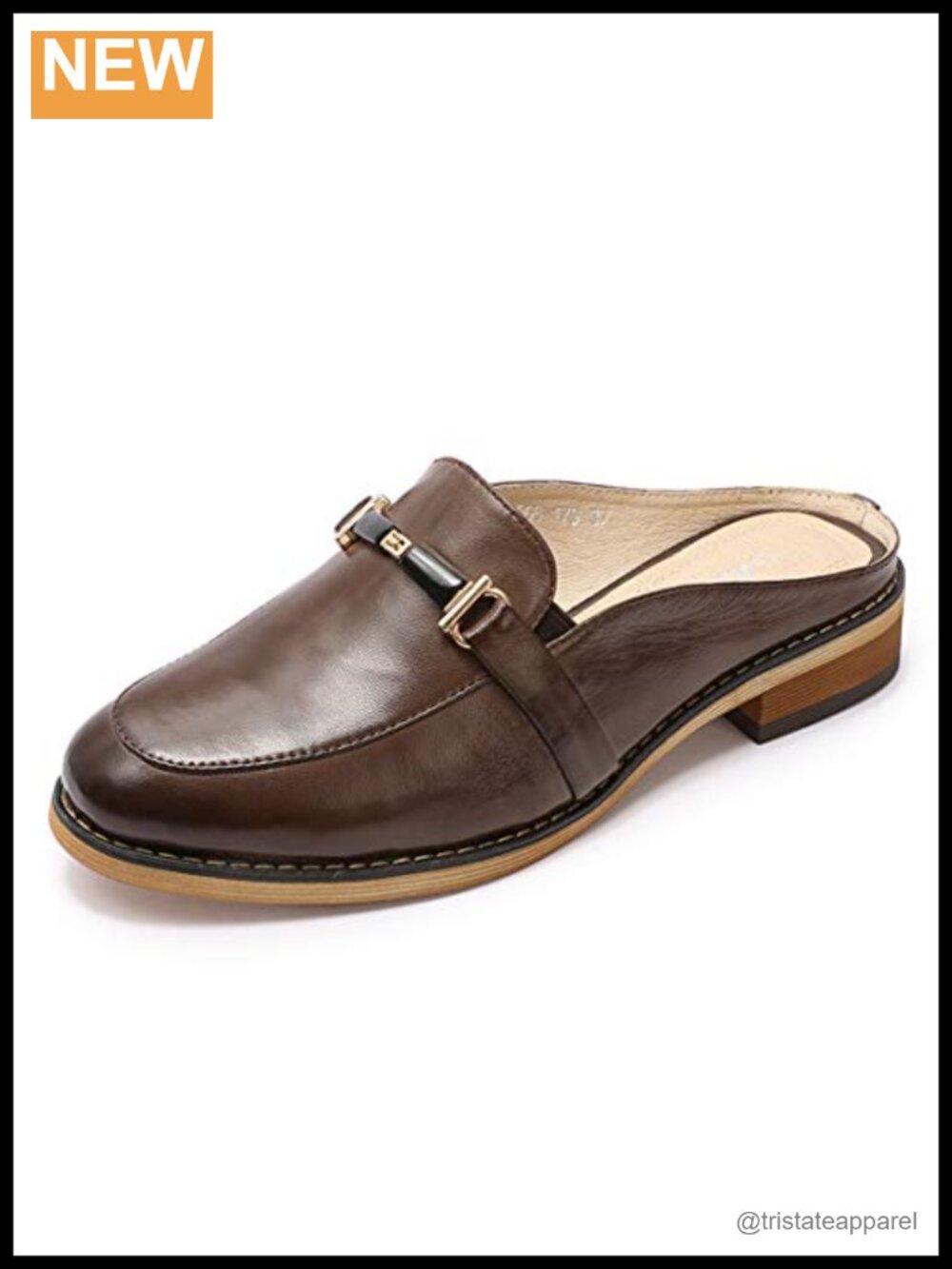 Handmade Sheepskin Leather Mules Backless Slip On Flats Slide Women's